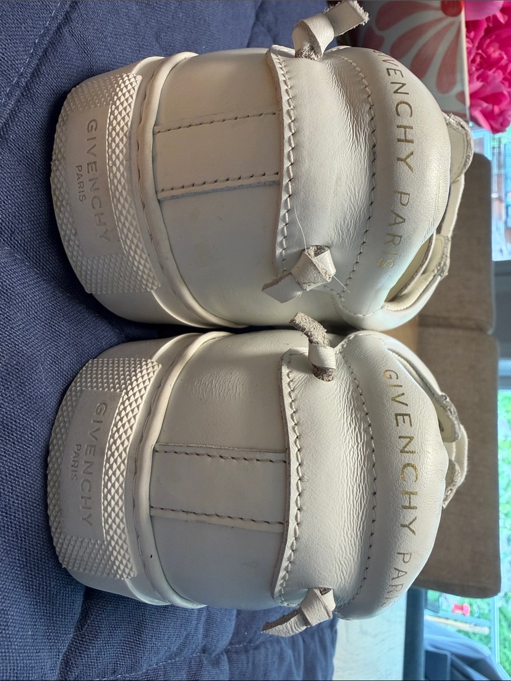 Givenchy Urban Street Leather Sneakers | White Size 38 - Picture 4 of 9